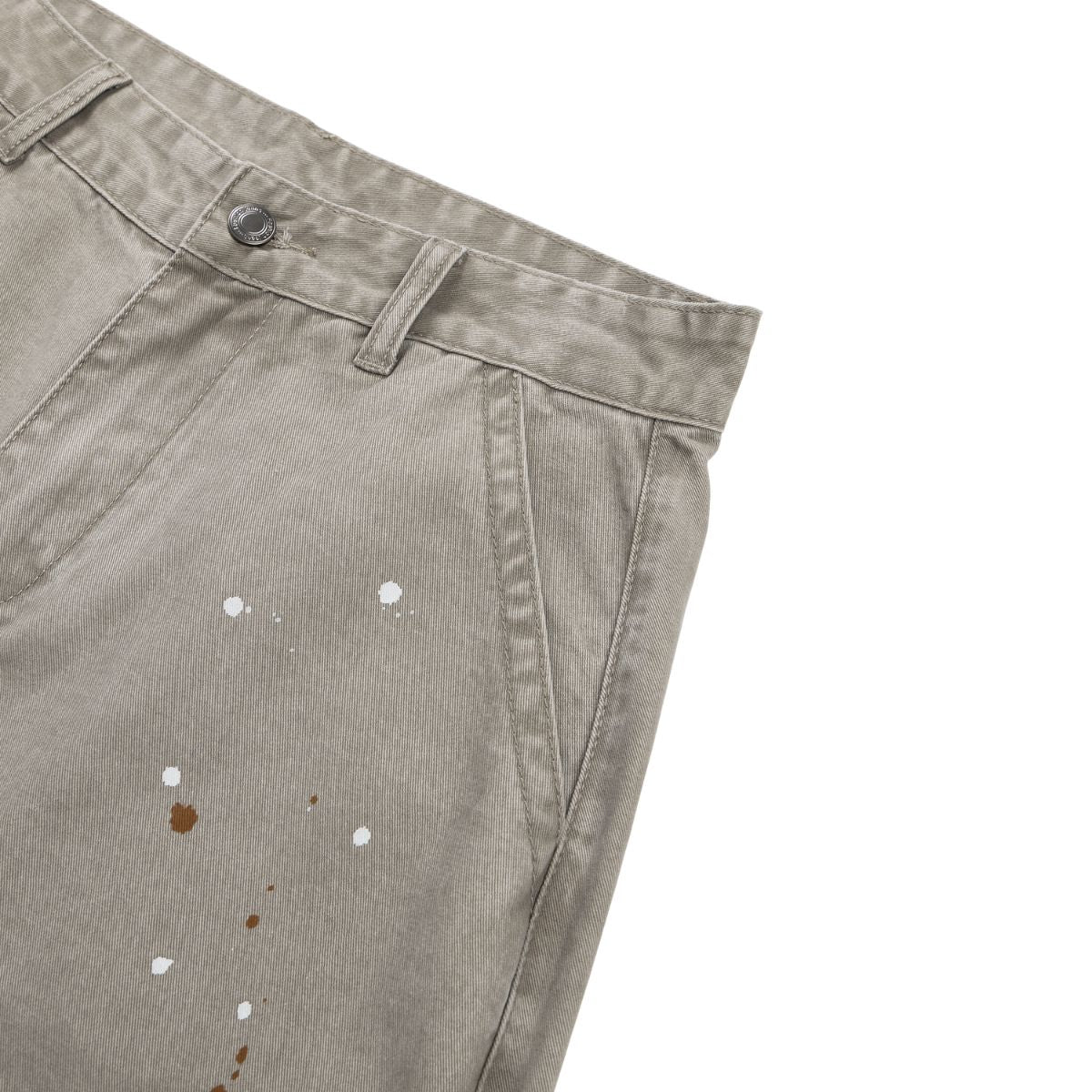 Splash Ink Loose Straight Lumber Pants