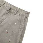 Splash Ink Loose Straight Lumber Pants