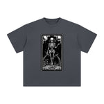 Mystery Skeleton Tarot Card Graphic Tee-INNBLAC Fashion Apparel