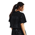 Washed Baggy Fit Graphic Crop Top-INNBLAC Fashion Apparel