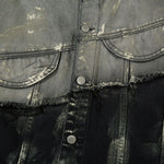 High Street Gradient Washed Denim Jacket