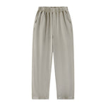 Loose Draped Wide‑Leg Washed Distressed Casual Pants