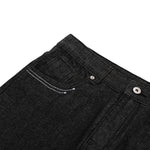 Vintage Raw Denim Wide Flare Jeans
