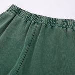 Acid Washed Cotton Baggy Joggers