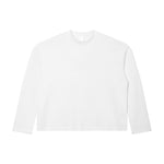 260G Waffle Knit Boxy Long Sleeve Tee
