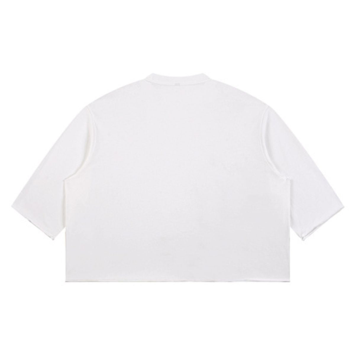 Heavyweight Vintage Wash Relaxed Fit Raw Edge T-Shirt