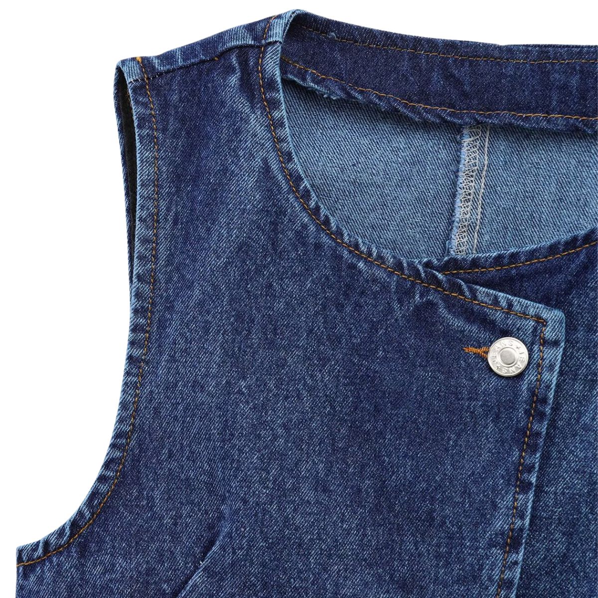 Shorts vaqueros con mariposas bordadas y adornados con perlas