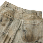 Bermudas con bordado lavado vintage