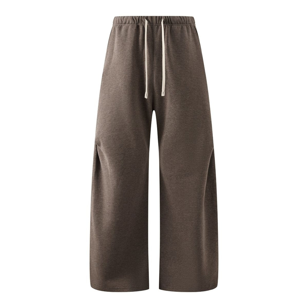 Quiet‑Luxury Old‑Money Heather Tailored Straight‑Leg Trousers