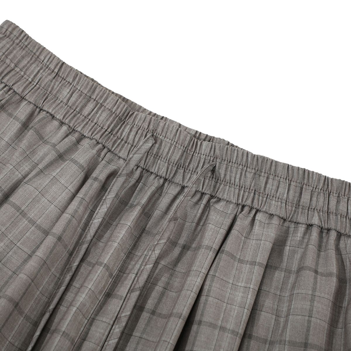 Vintage Plaid Wide Leg Drape Trousers