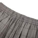Vintage Plaid Wide Leg Drape Trousers