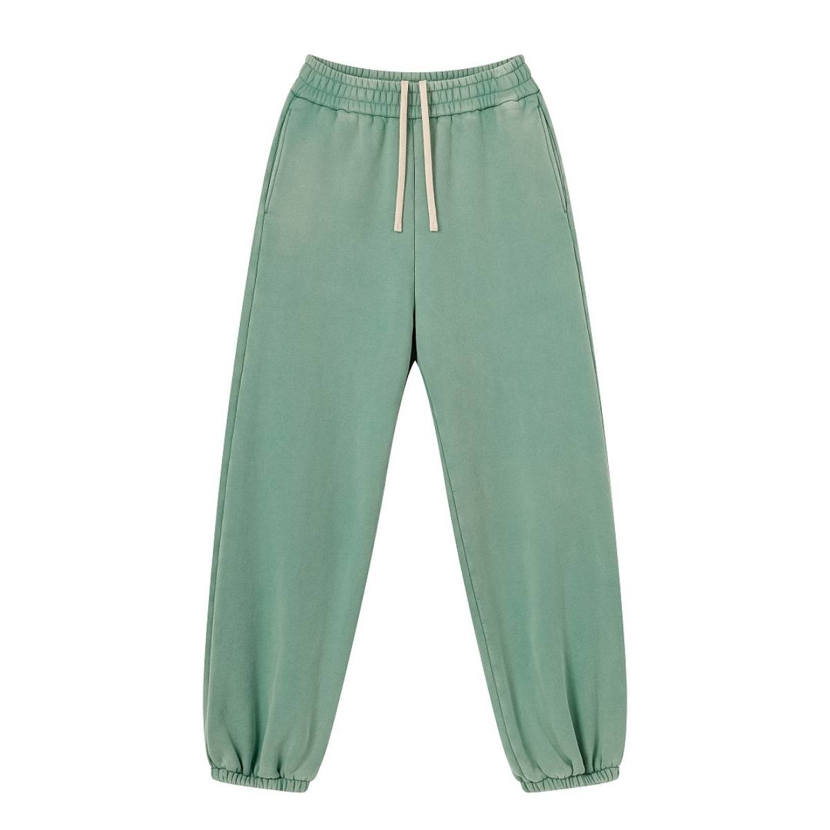 Jogger holgado descolorido y lavado