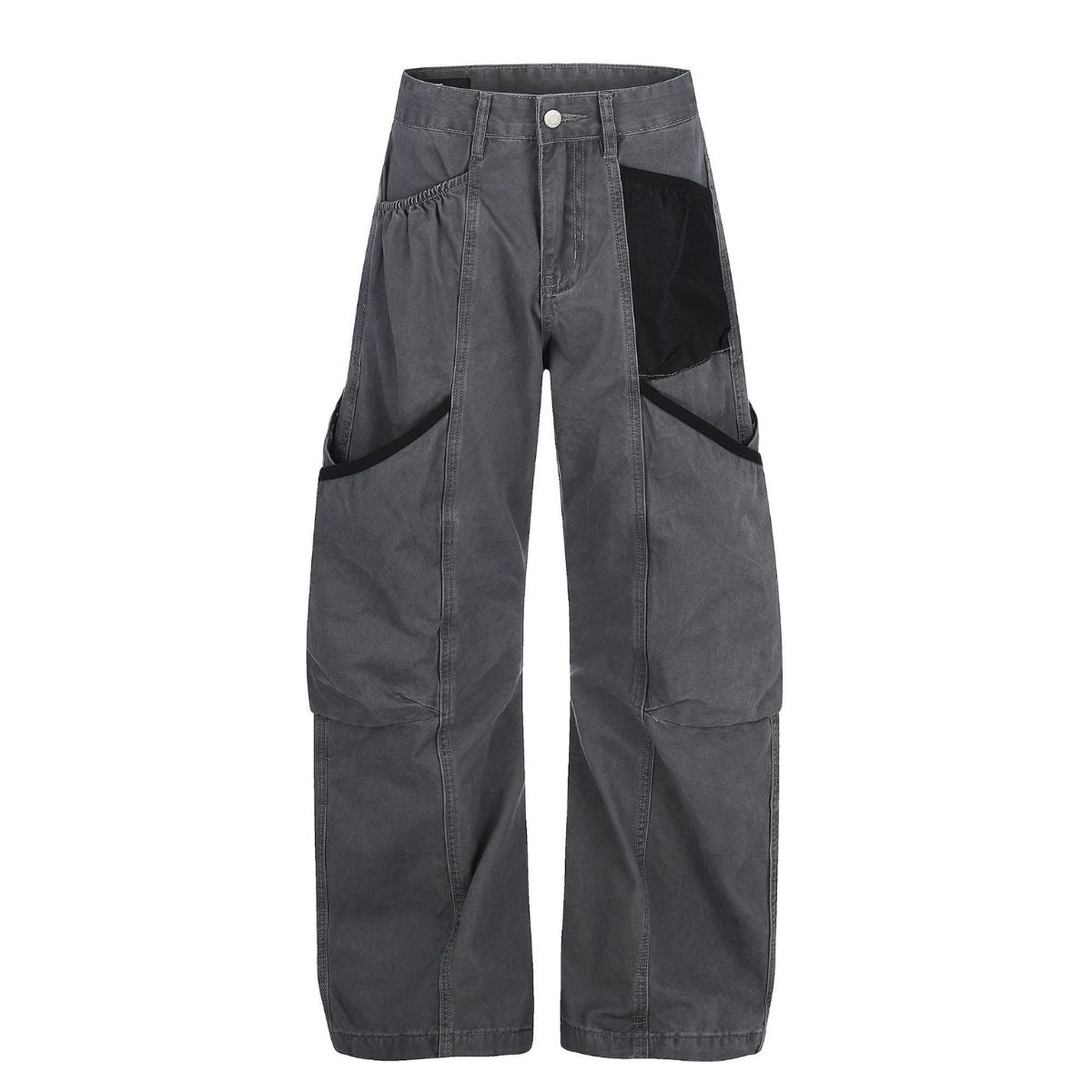 Streetwear Patchwork Multi Pocket Carpenter Cargo Pants