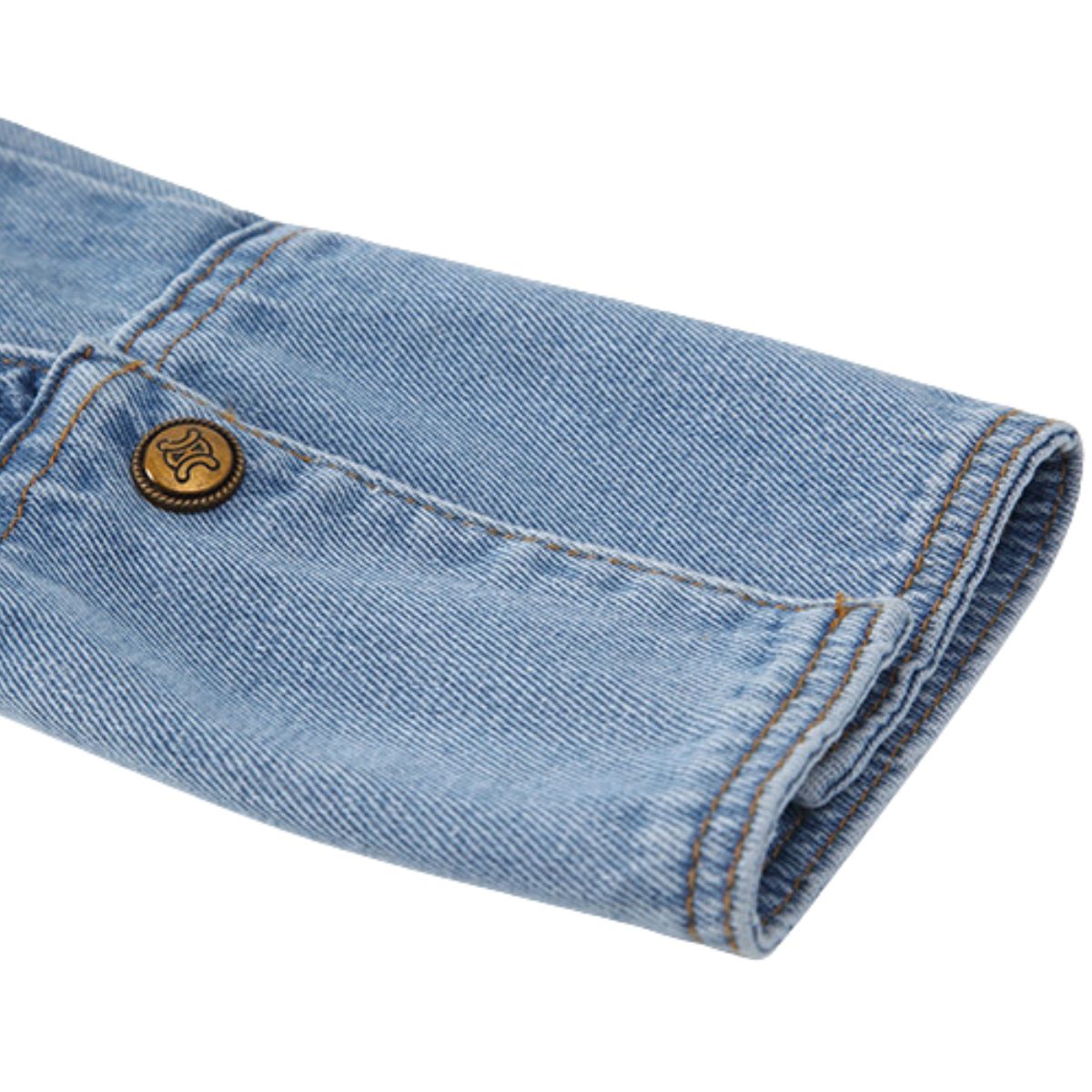 Vintage Washed Cropped Denim Jacket