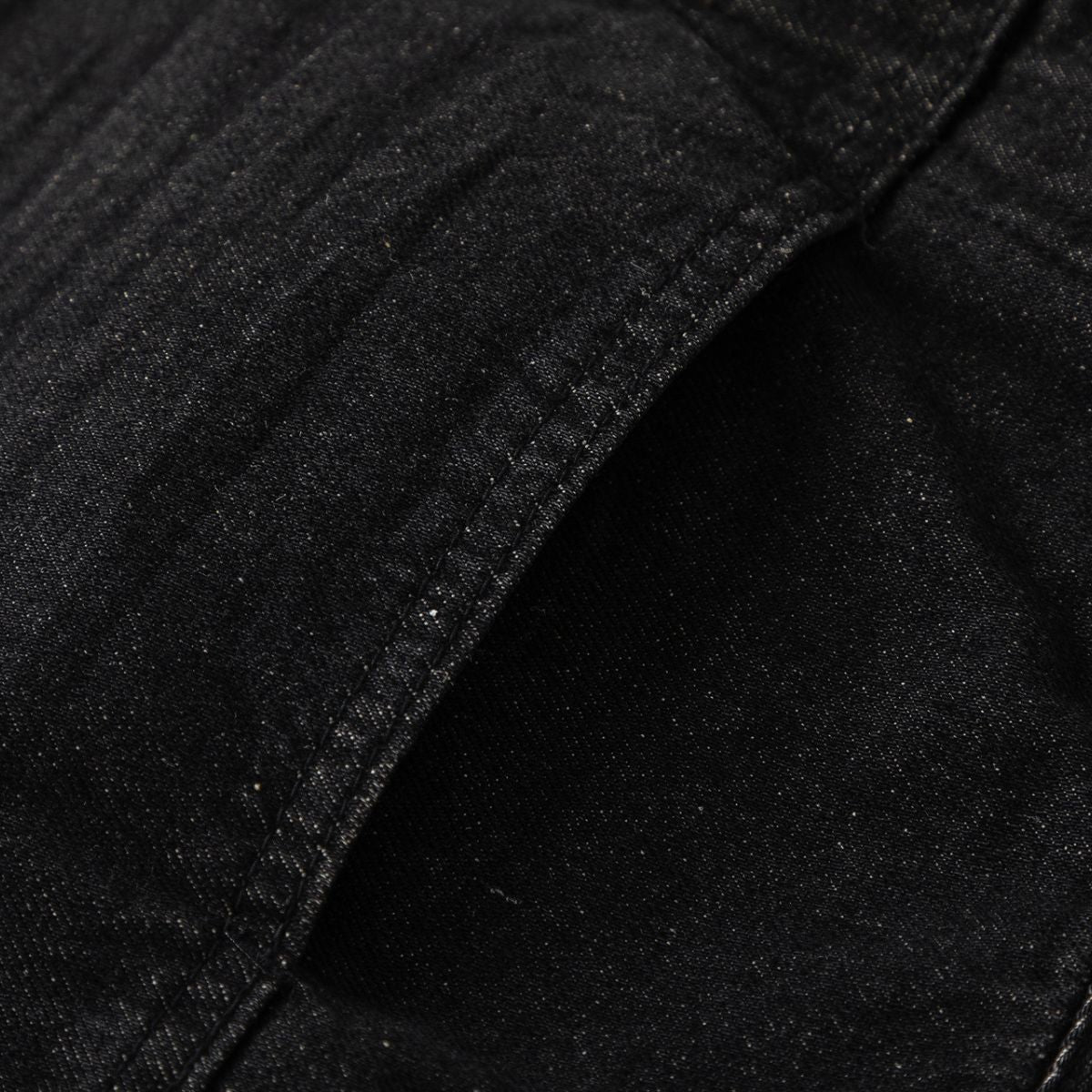 Vintage Washed Black Whiskered Wide Leg Jeans
