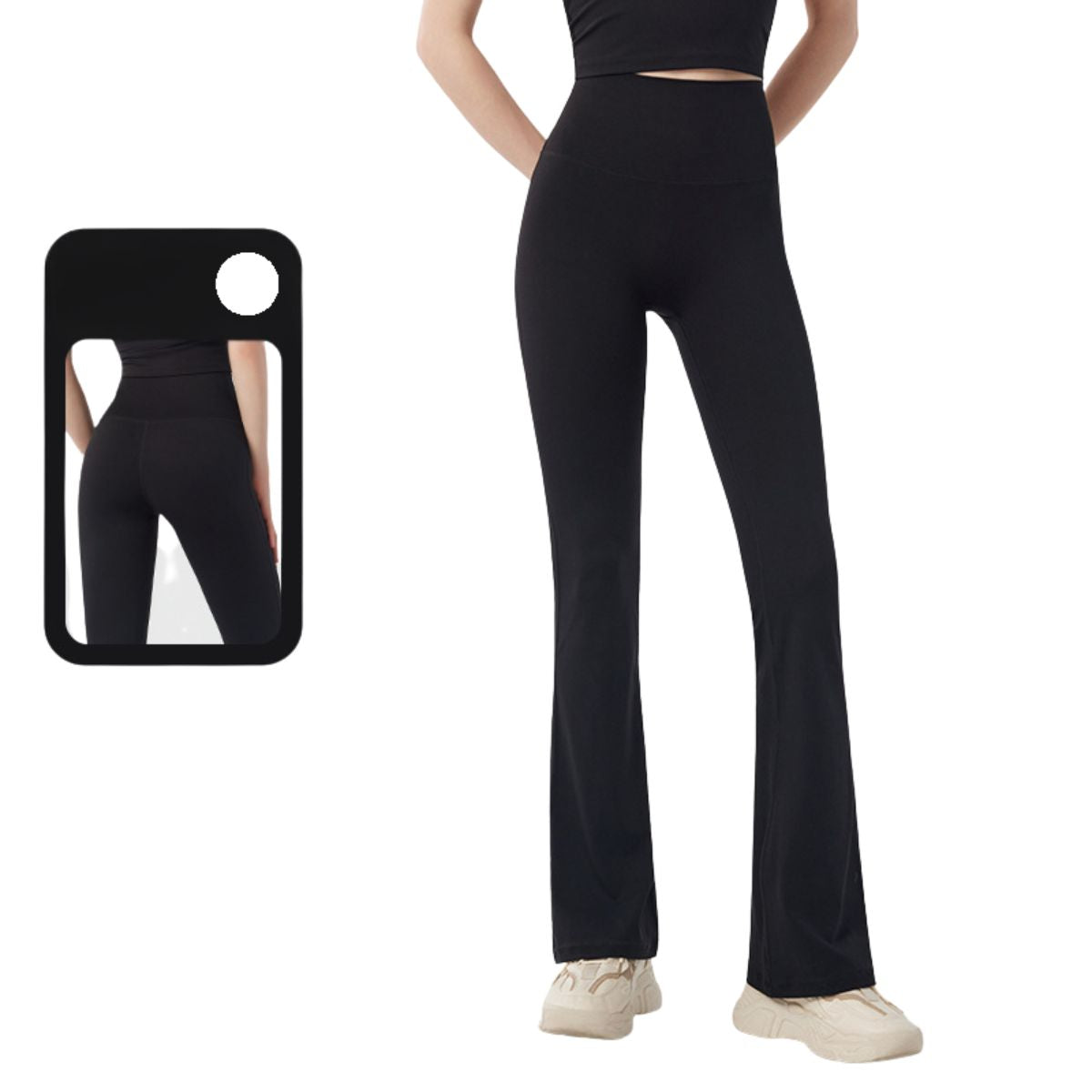 Buttery-Soft Flare Leggings for Women Tummy Control Workout Pants