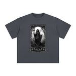 Mystery Skeleton Tarot Card Graphic Tee-INNBLAC Fashion Apparel