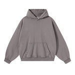 Sudadera con capucha de felpa de novio de gran tamaño