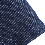 Falda vaquera con bordado de perlas y lavado vintage