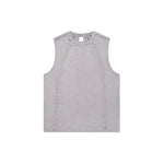 Camiseta sin mangas descolorida de 8 oz