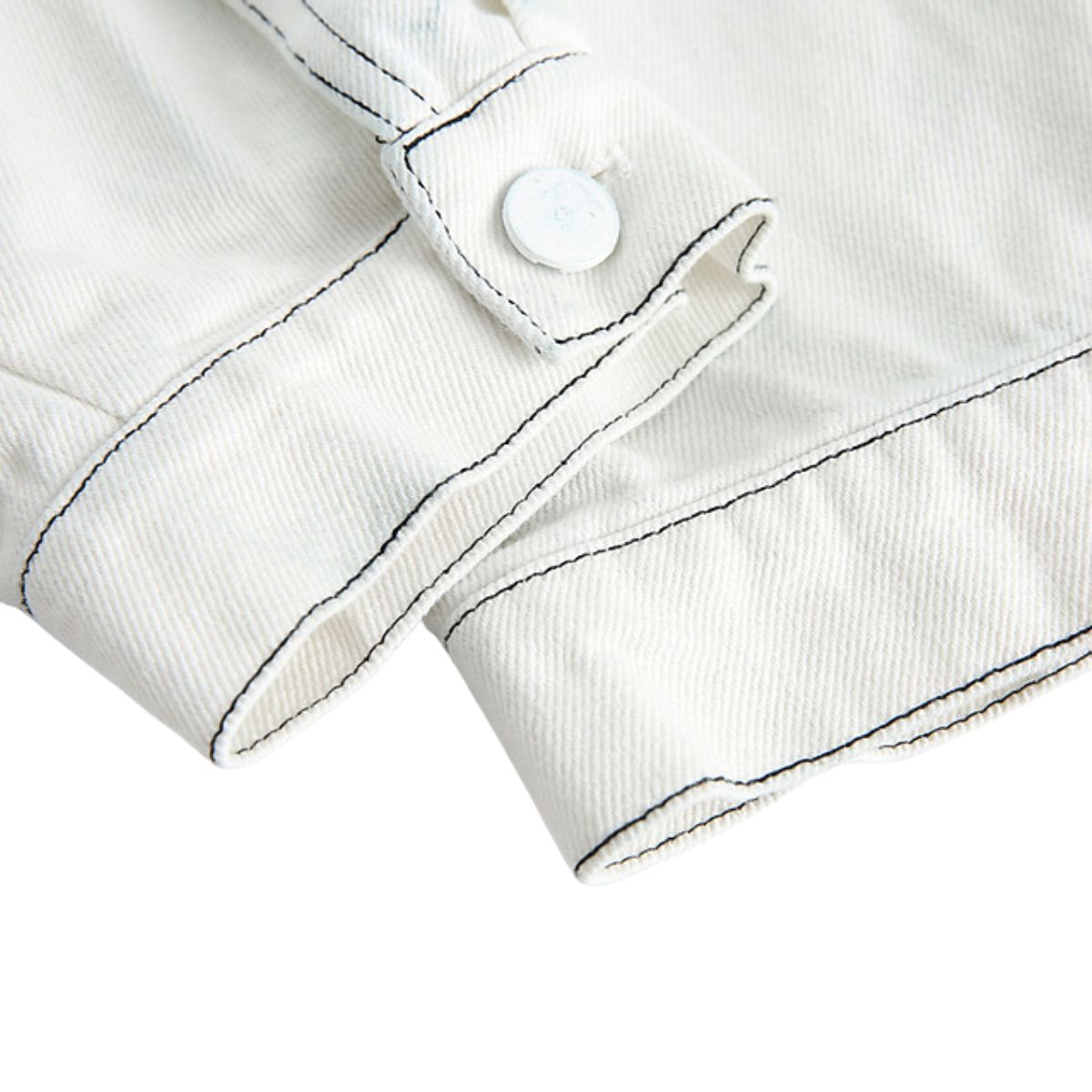 Hipster-style Tie-dye Vintage Loose Gradient-color Denim Jacket