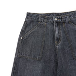 Vintage Washed Slub Distressed Baggy Denim Pants