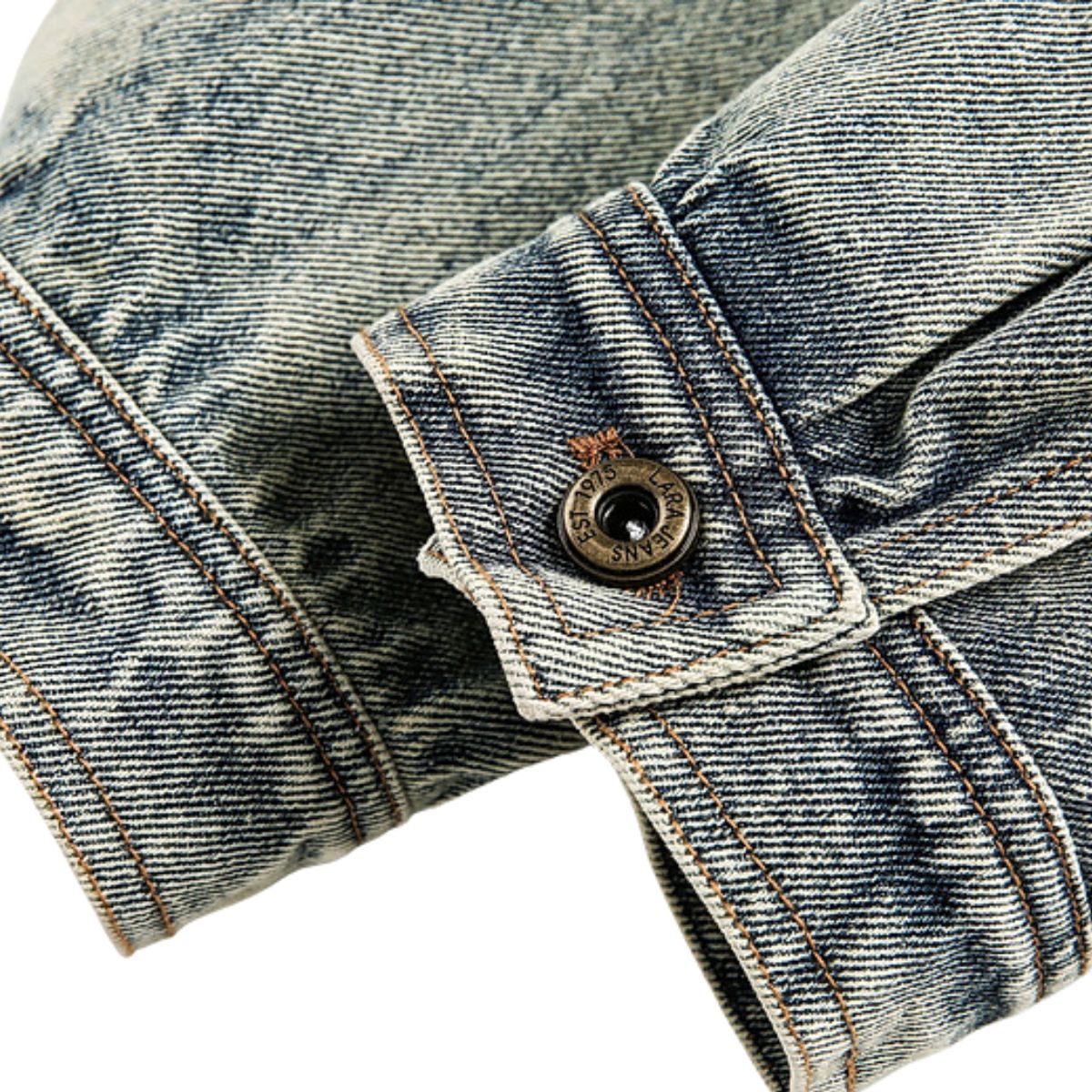 Vintage Streetwear Leopard Print Patchwork Washed Denim Jacket