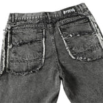 Smoke Rise Trap Denim Raw Trim Flare Jeans