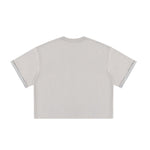 Oversized Cotton Crew Neck Tee 250G