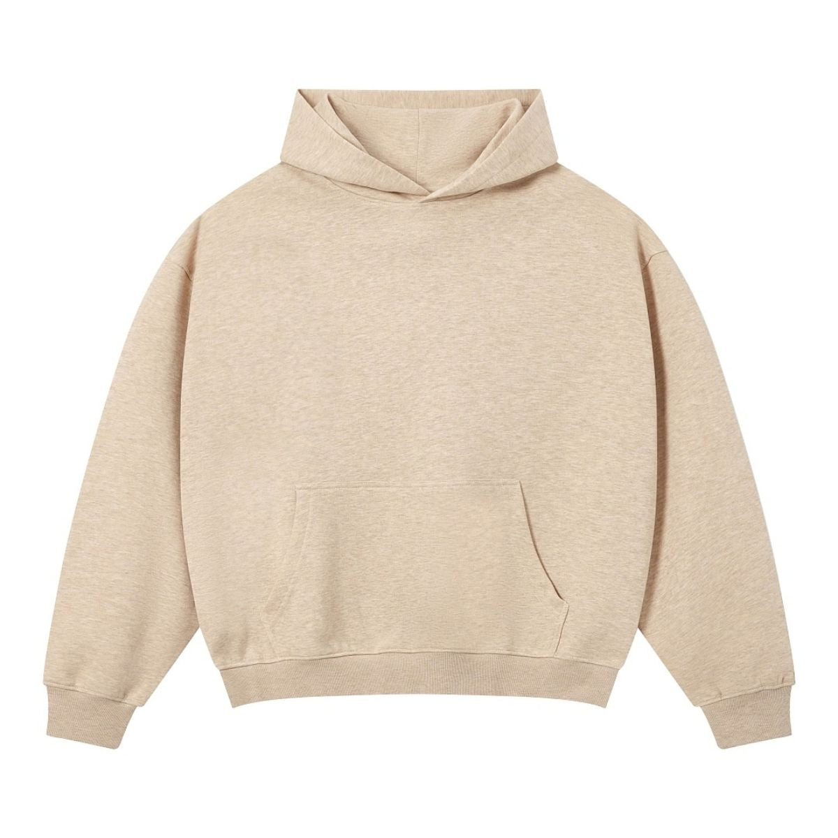 Quiet Luxury Melange Drop Shoulder Oversized Hoodie