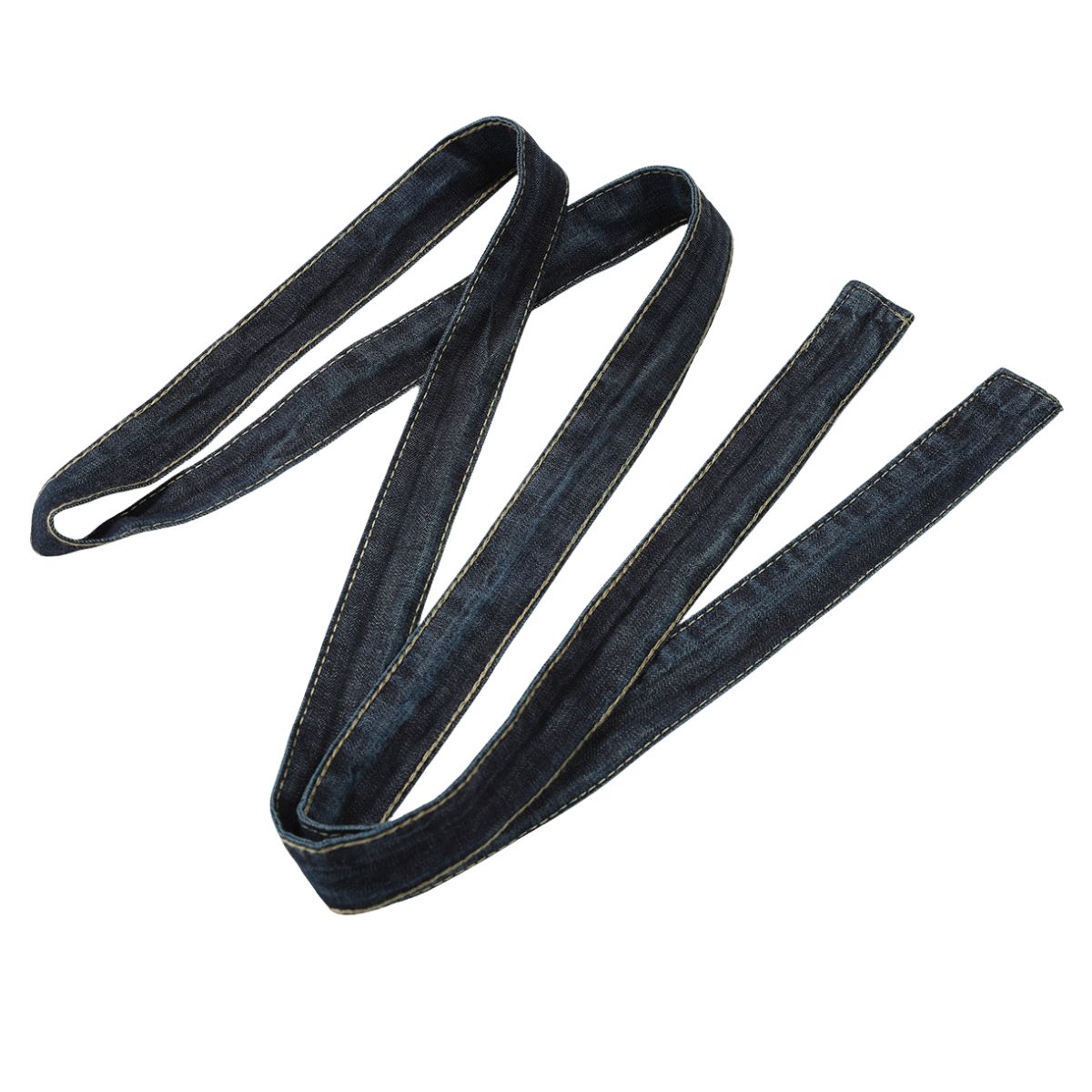 Falda vaquera con bordado de perlas y lavado vintage