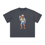 Grandpa Drinking Beer Graphic Tee-INNBLAC Fashion Apparel