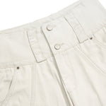 High-Waist Multi-Pocket Cargo Bermuda Shorts
