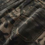 Women's Camouflage Denim Mini Skirt