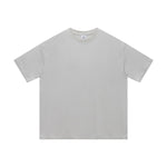Vintage Wash Relaxed Linen-Cotton Blend Short Sleeve T-Shirt