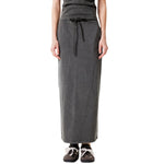 Falda larga de corte A con lavado a la piedra