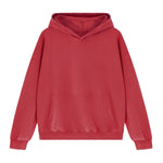 Cotton Heavyweight Washed Distressed Terry Hoodie
