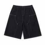 Bermudas con lavado vintage y salpicaduras de tinta
