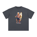 Grandpa Surfing Graphic Tee-INNBLAC Fashion Apparel