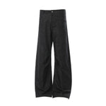 Old Money Draped Wide Leg Barrel Trousers