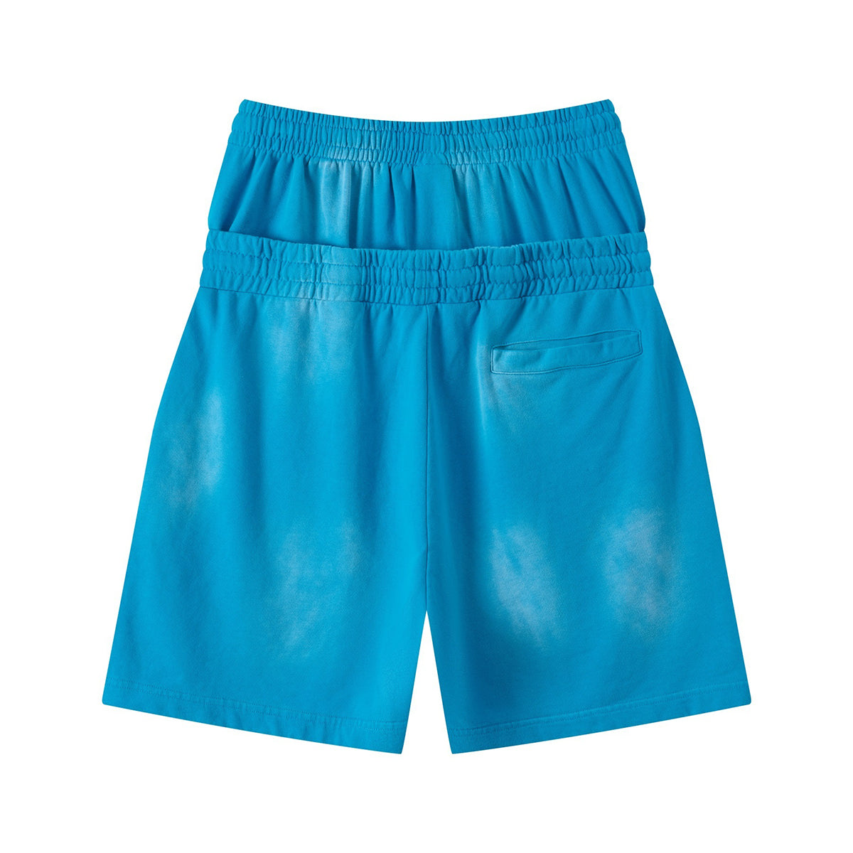 Casual Drawstring Double Waistband Shorts