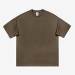 Crew Neck Solid Color Cotton Tee 7.5oz
