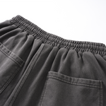 Vintage Washed Patchwork Sweat Shorts