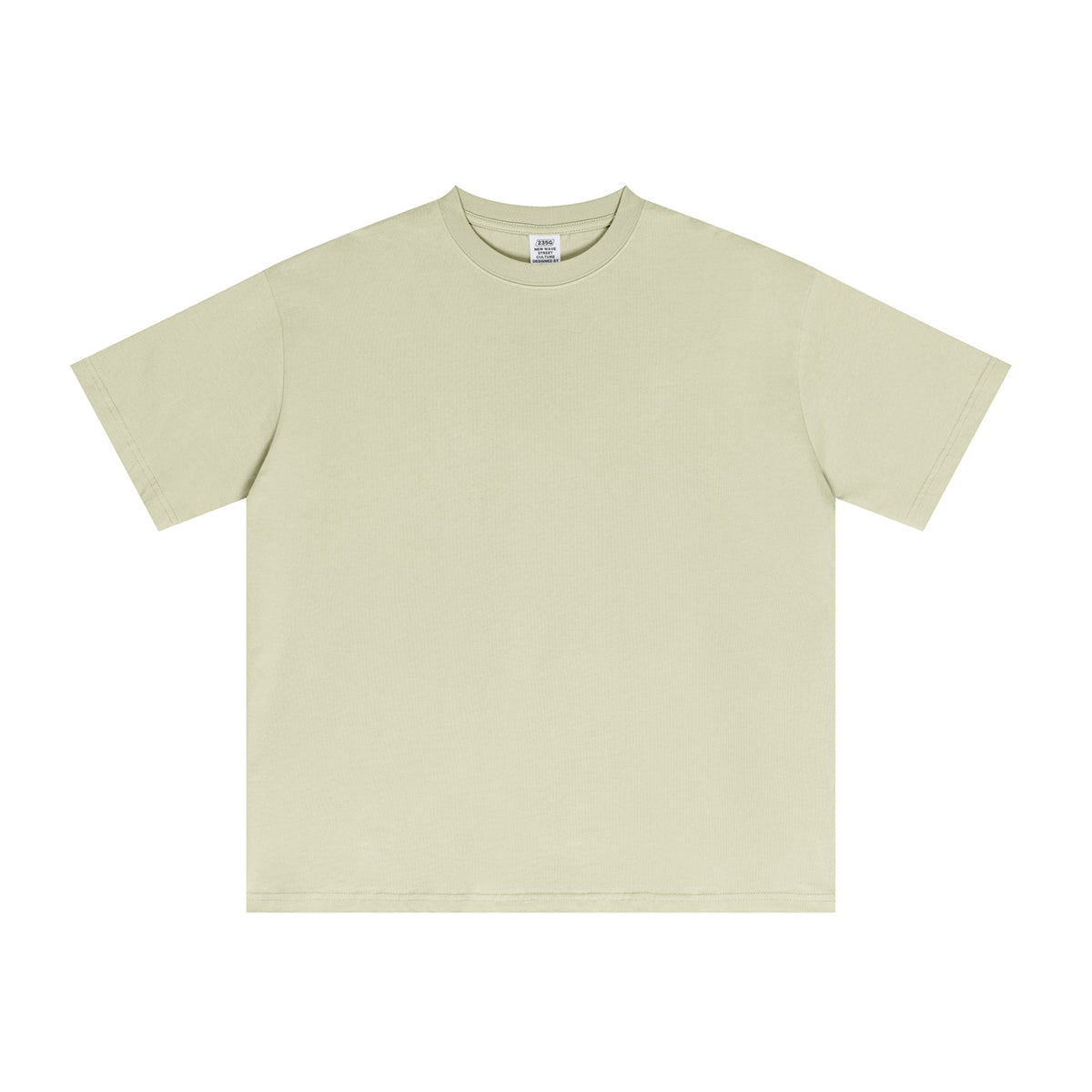Crew Neck Solid Color T shirt 7oz-INNBLAC Fashion Apparel