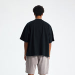 Seamless Print Oversized Boxy Cotton Tee