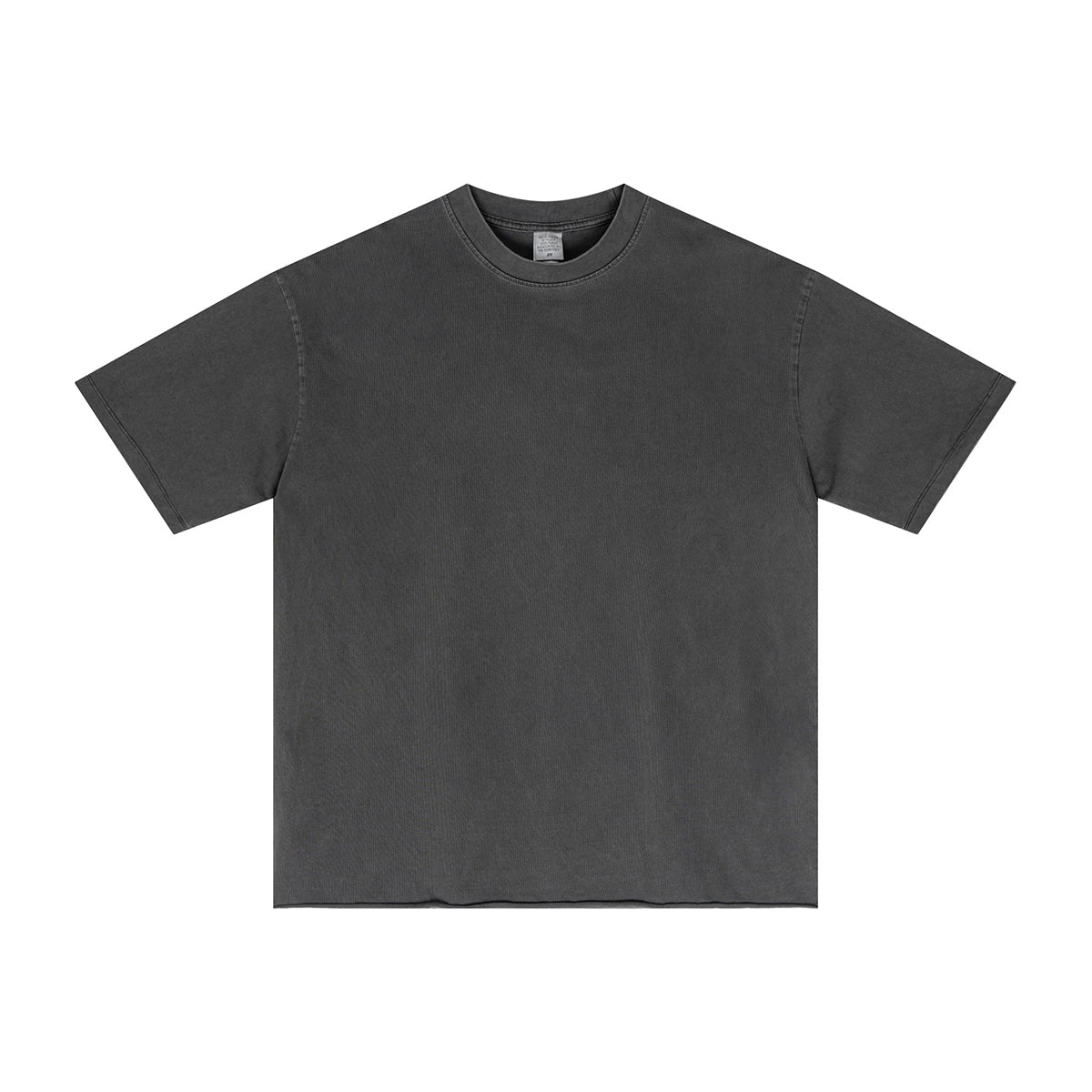 Heavyweight Washed Raw Edge Tee 8oz