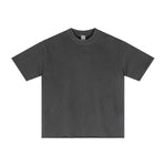 Heavyweight Washed Raw Edge Tee 8oz