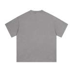 Camiseta Batik Vintage Lavada con Cuello en V de 7.5 oz