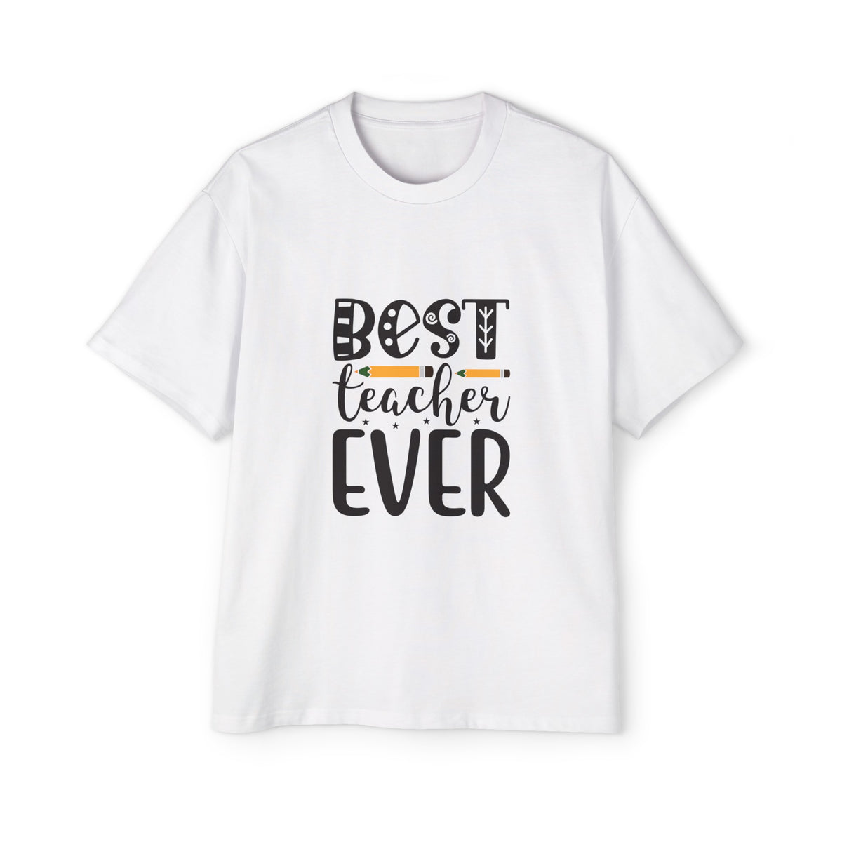 Best Teacher Ever Graphic Tee-INNBLAC Fashion Apparel