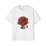Gold Bonsai Red Enso Zen Graphic Tee-INNBLAC Fashion Apparel